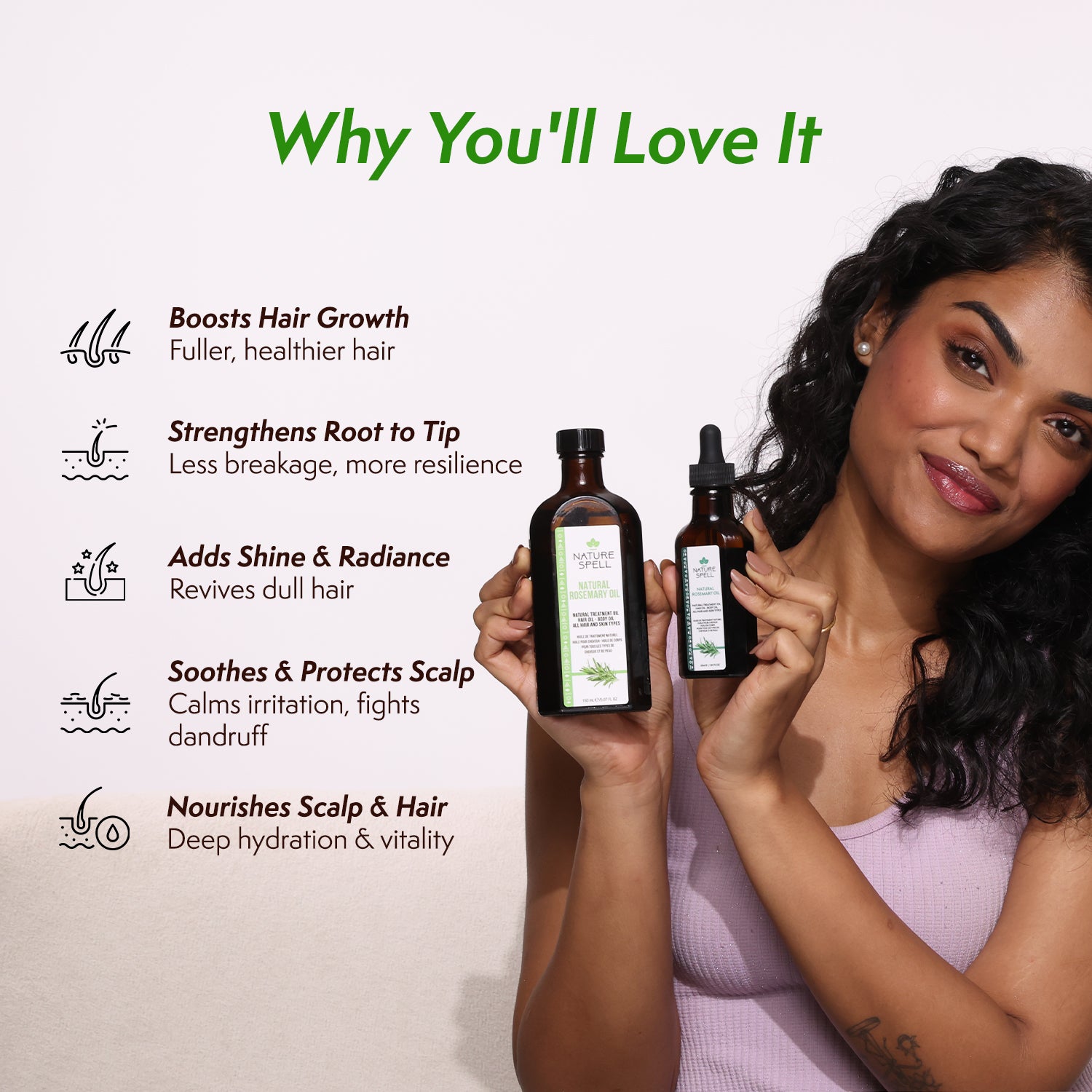 Rosemary Oil For Hair & Scalp