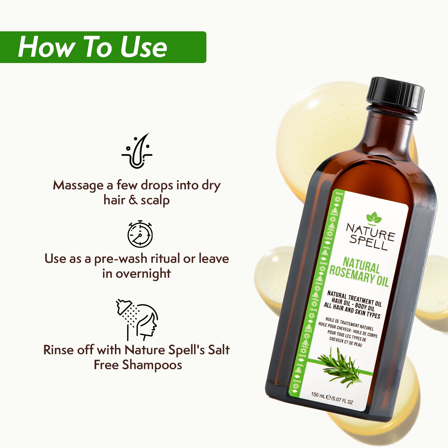 Rosemary Oil For Hair & Scalp