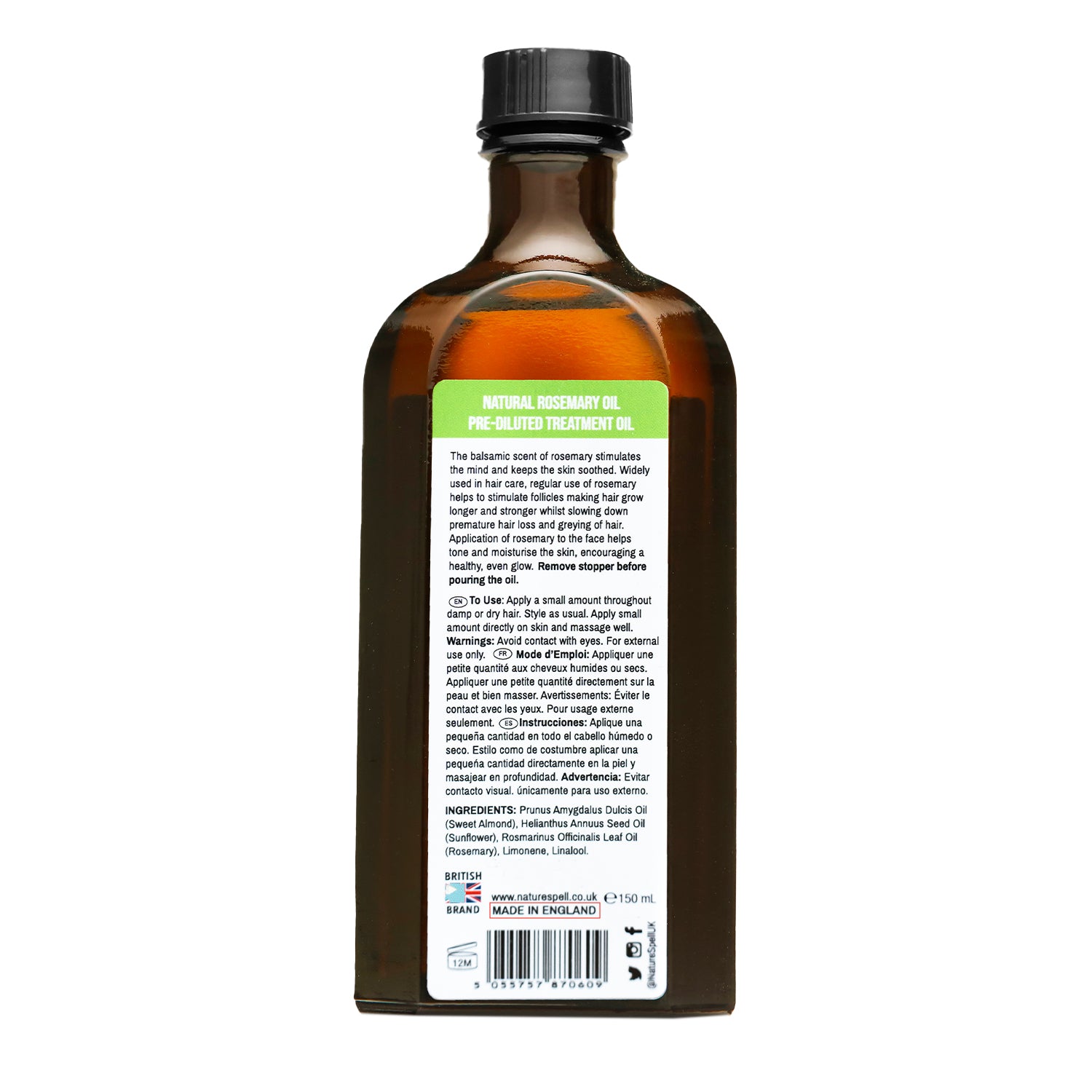 Rosemary Oil For Hair & Scalp