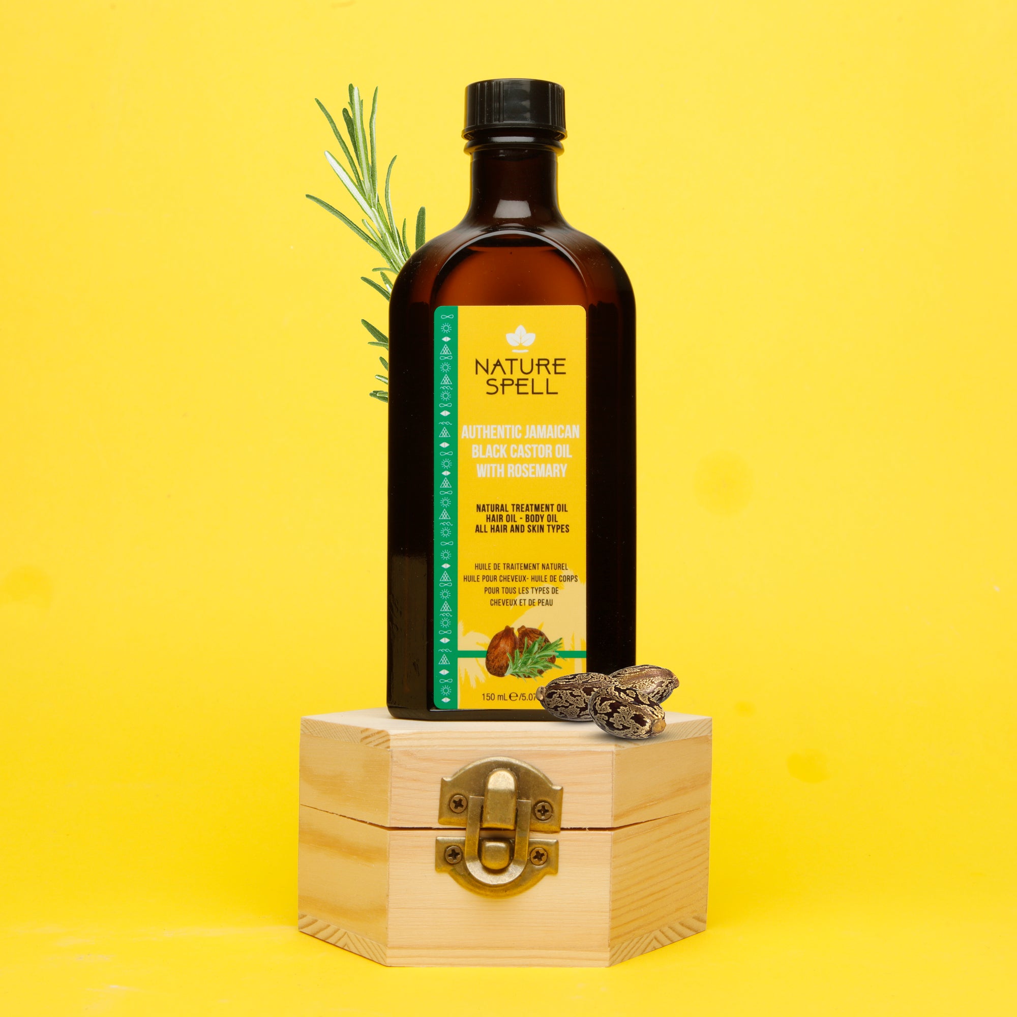 Rosemary with Jamaican Black Castor Oil For Hair & Scalp