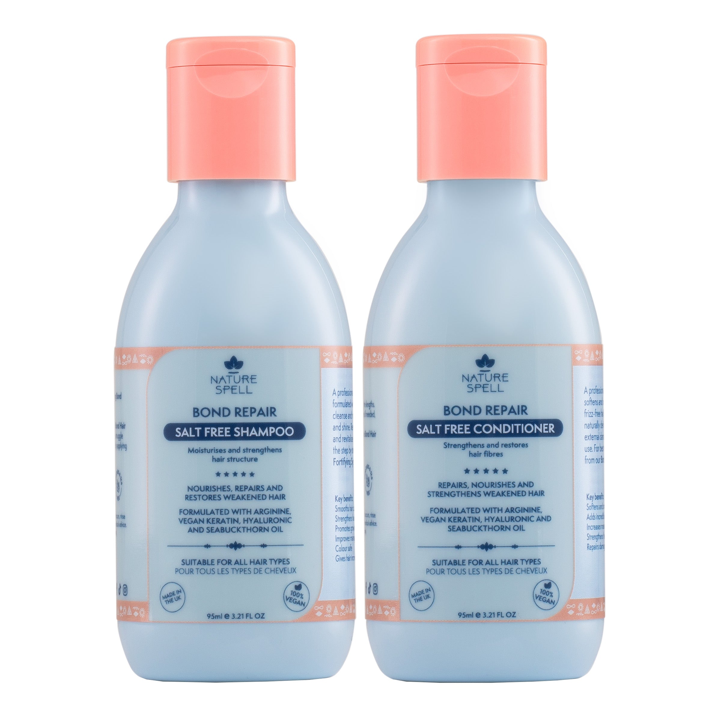 Bond Repair Shampoo & Conditioner Restoring Duo - Travel Size 95ml x2