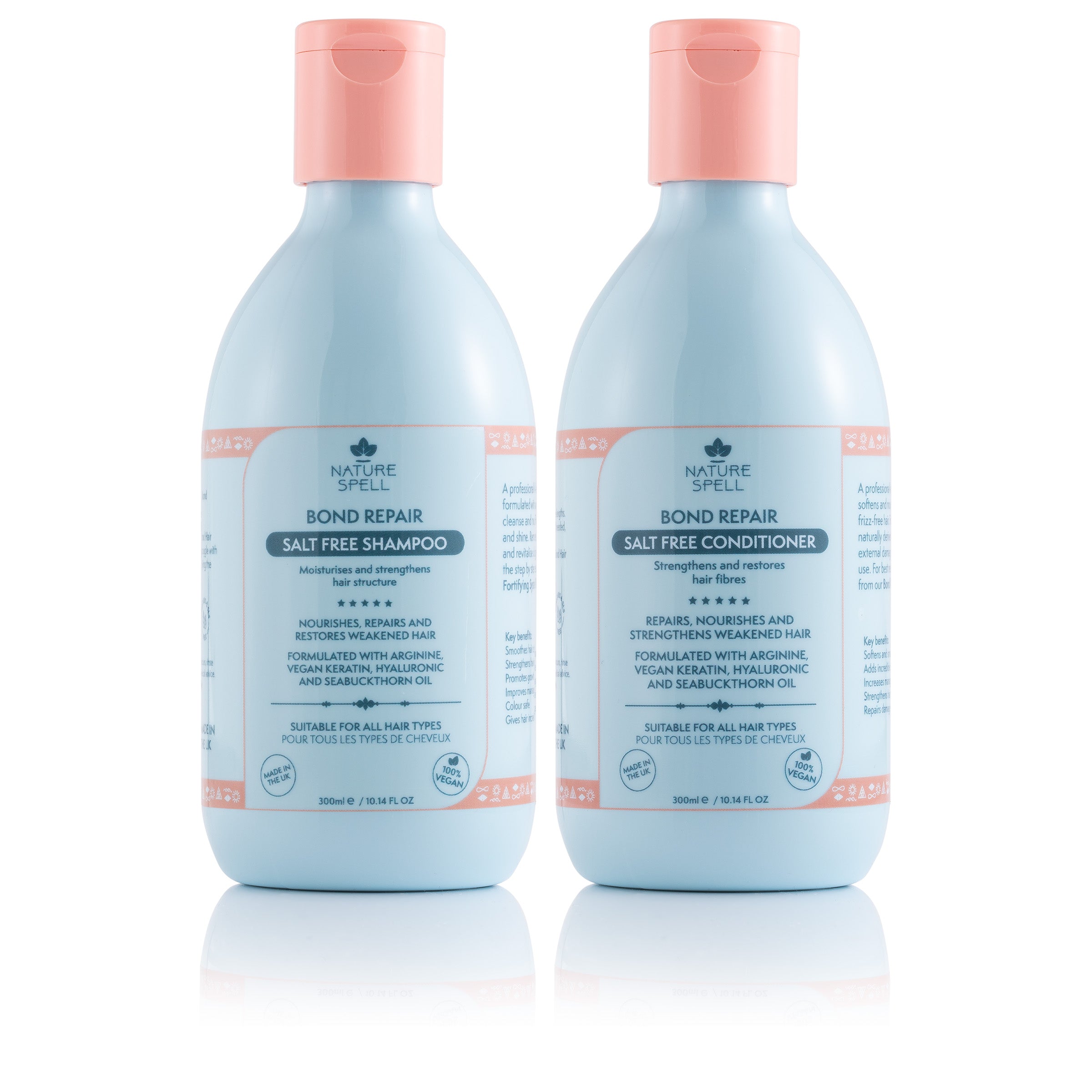 Bond Repair Shampoo & Conditioner Wash Day Restoring Duo 300ml x2