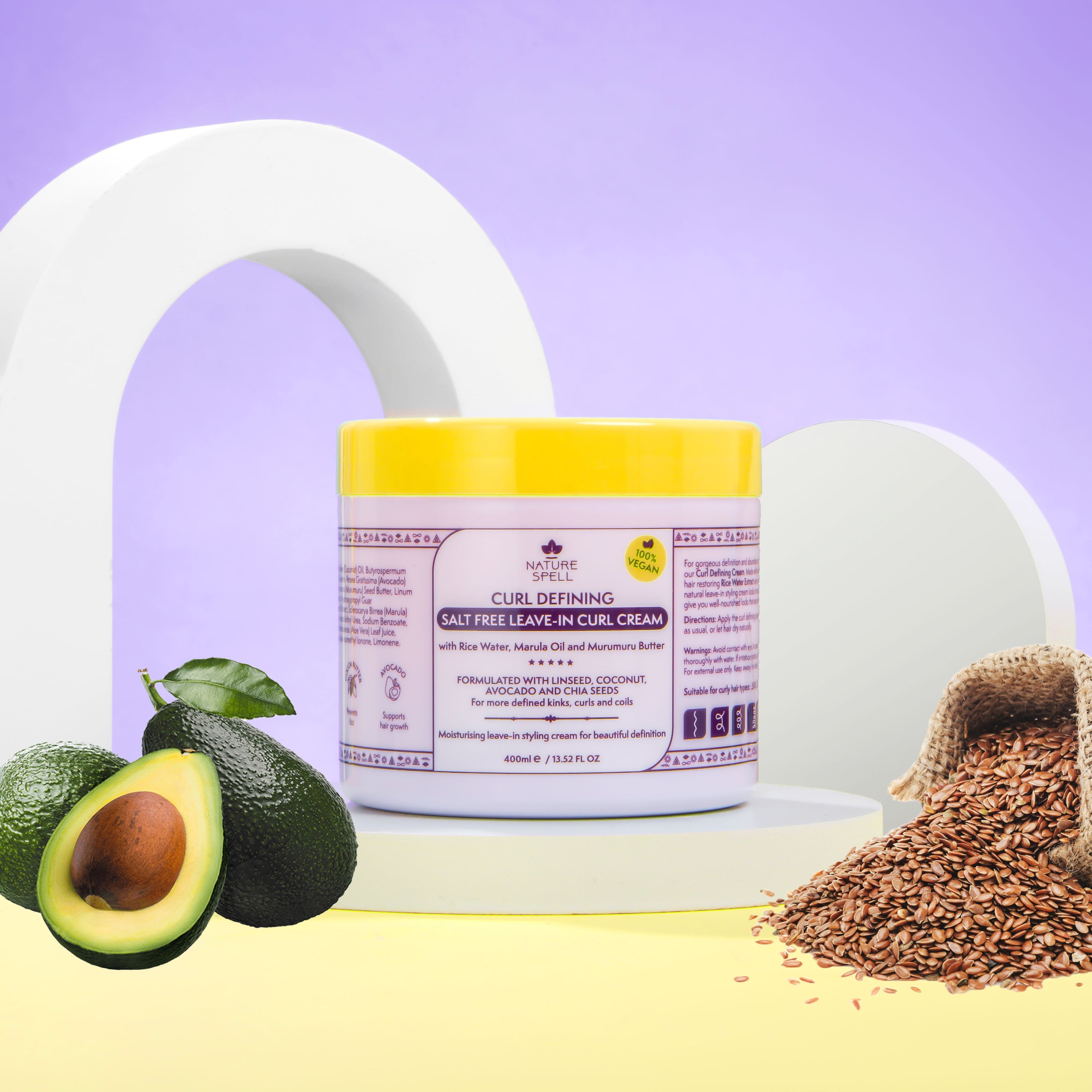 Curl Enhancing Salt Free Leave-In Cream
