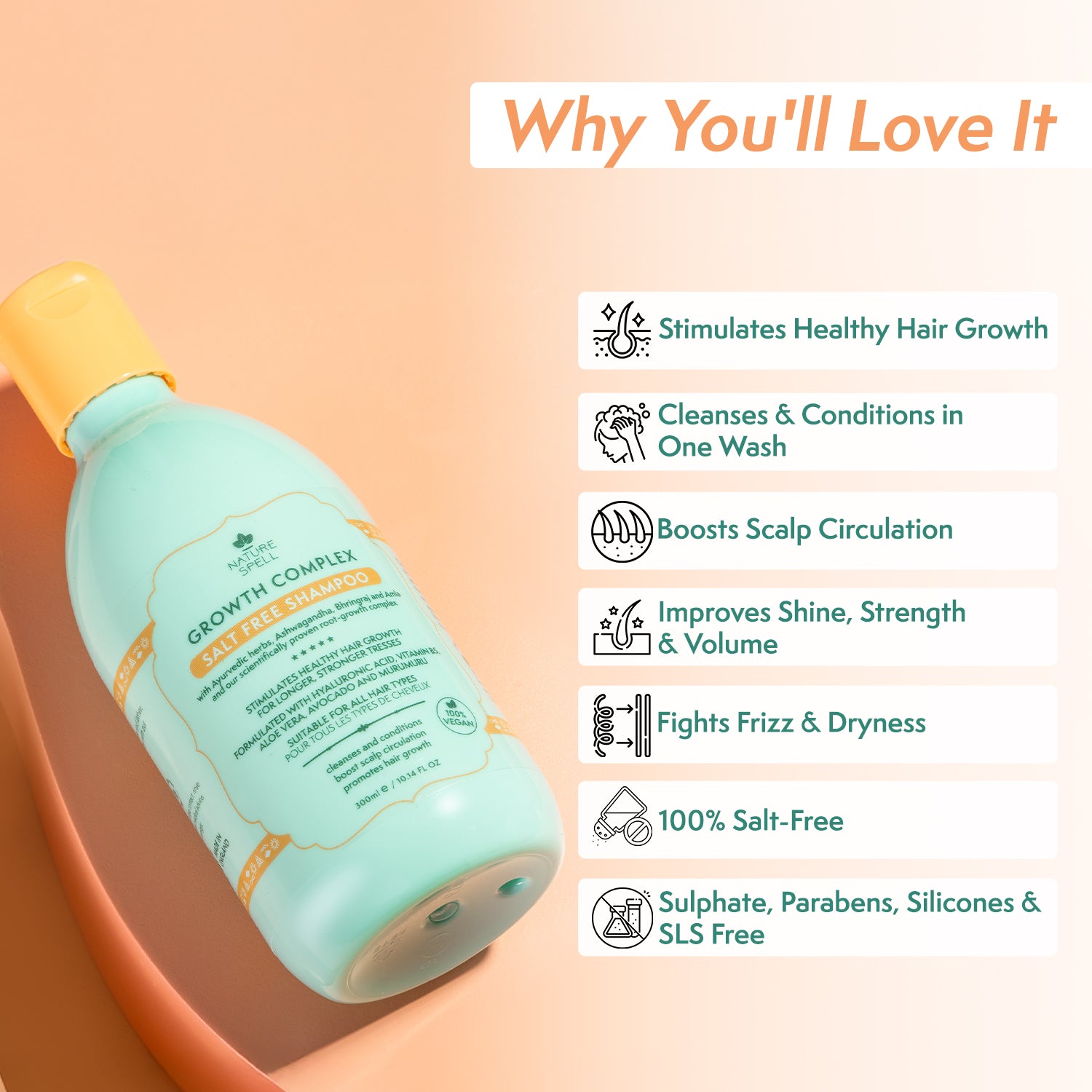 Growth Complex Salt Free Shampoo