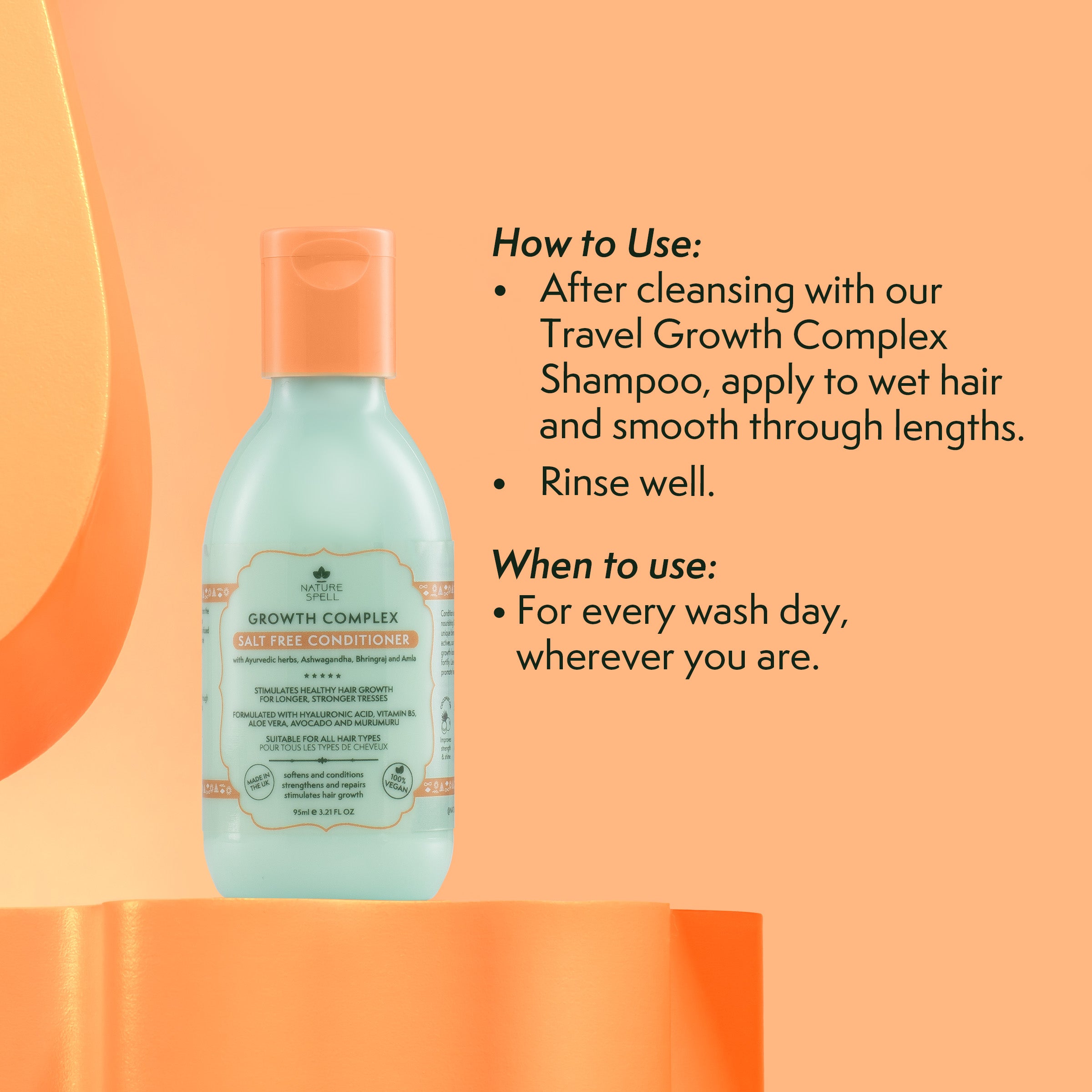 Growth Complex Travel Conditioner- Travel Size 95ml