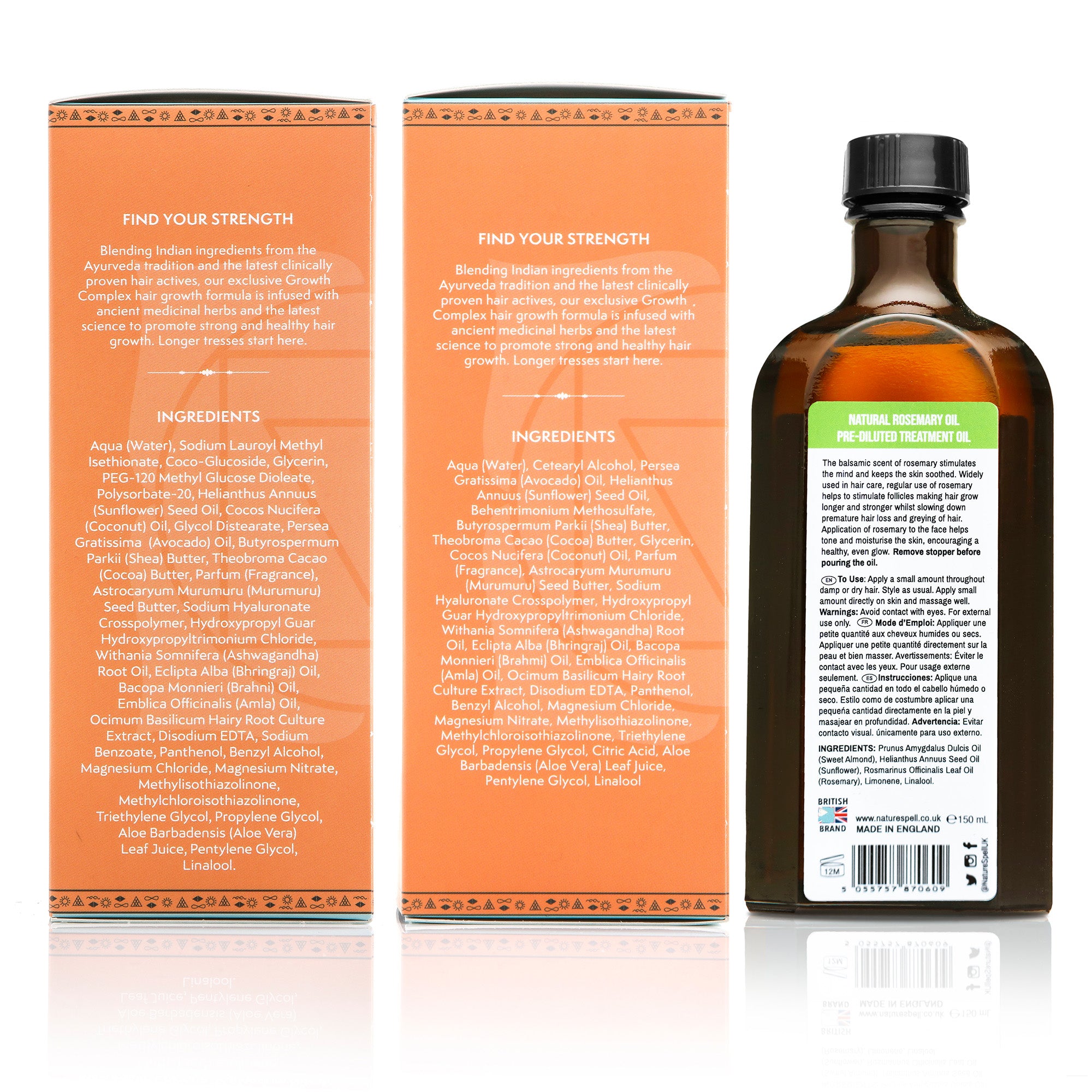 Rosemary Oil with Hair Growth Shampoo & Conditioner Set