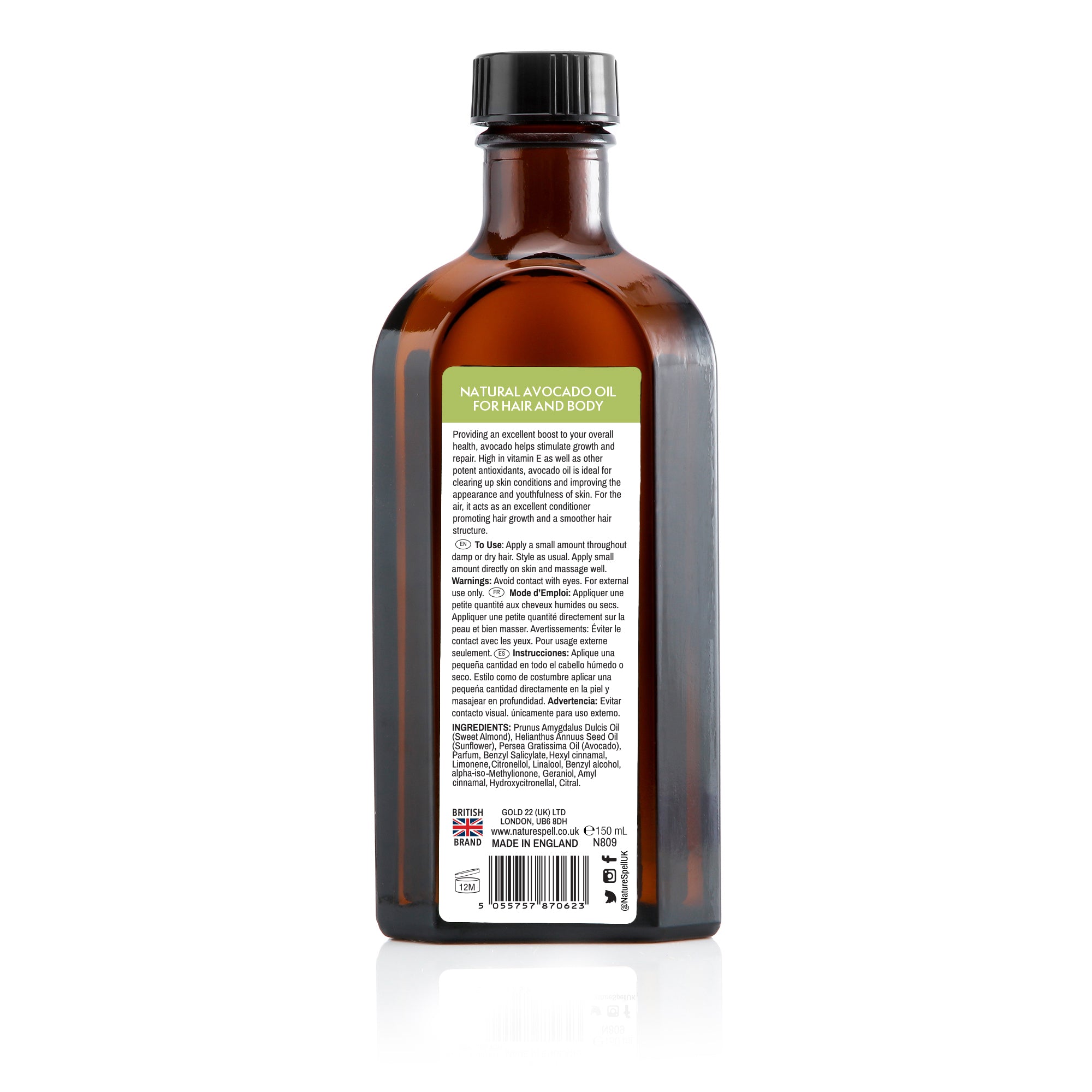Avocado Oil for Hair & Scalp