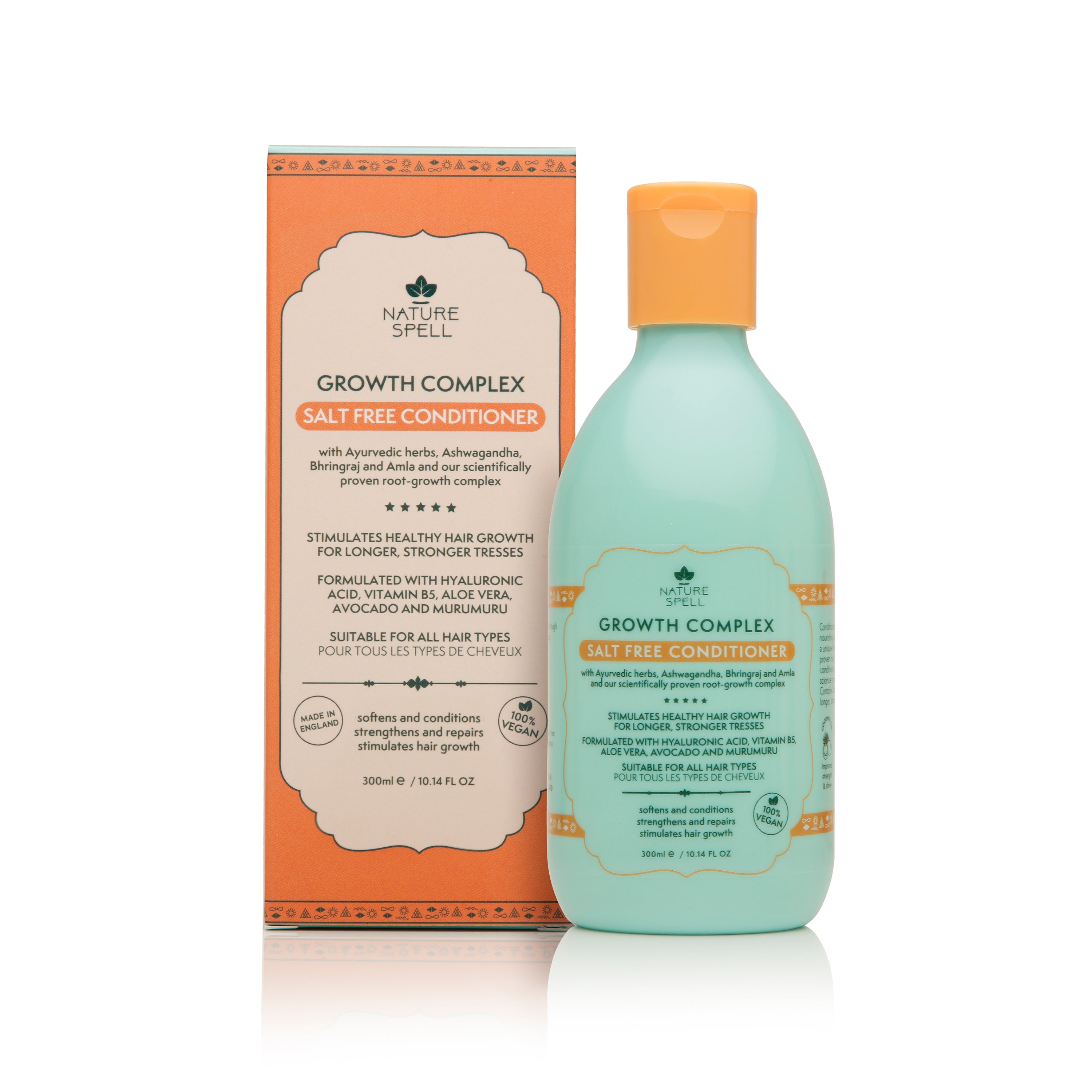 Growth Complex Salt Free Shampoo and Conditioner Duo 300ml x2