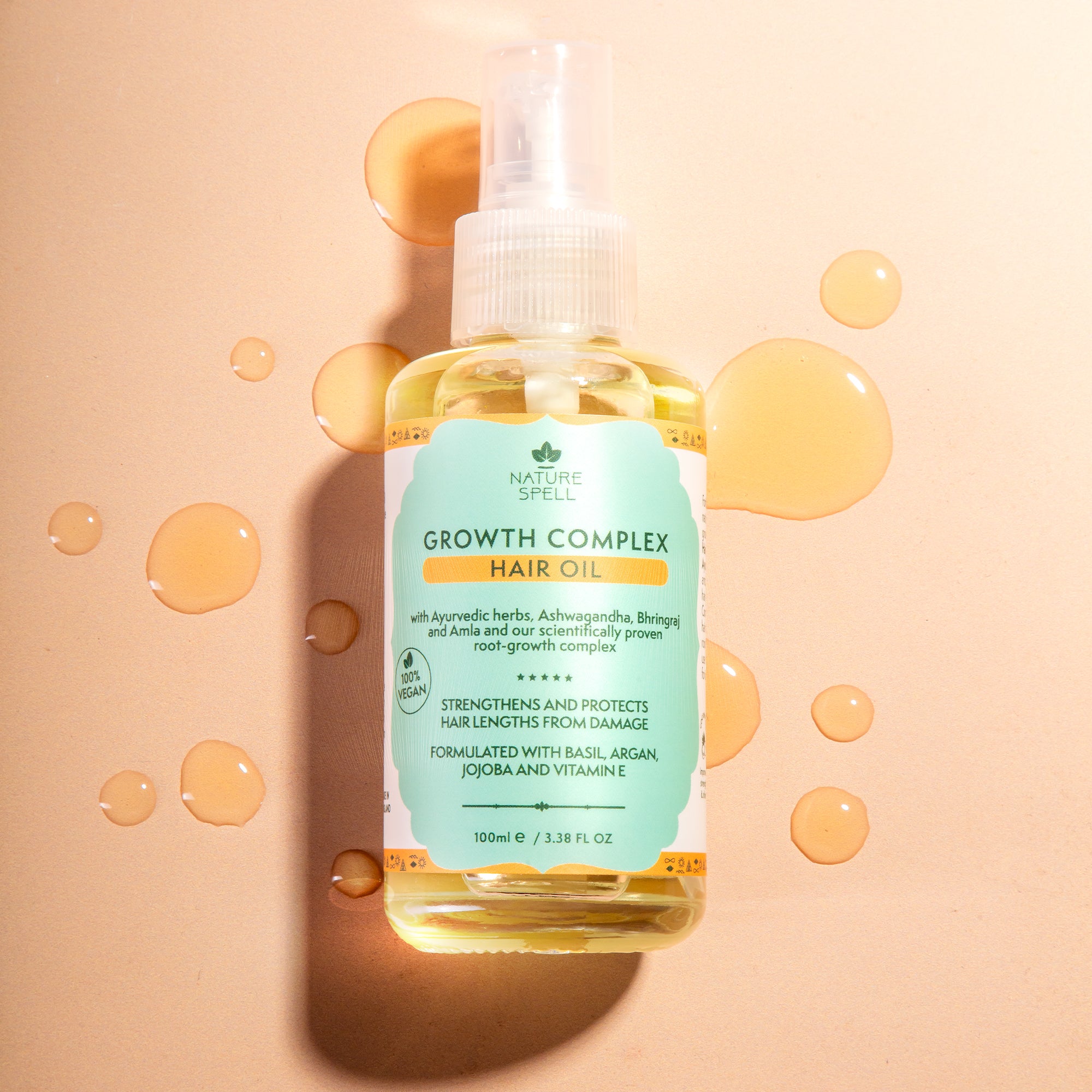 Growth Complex Hair Growth Set - Shampoo, Conditioner, Hair Mask, Leave-in Styling Conditioner & Hair Oil