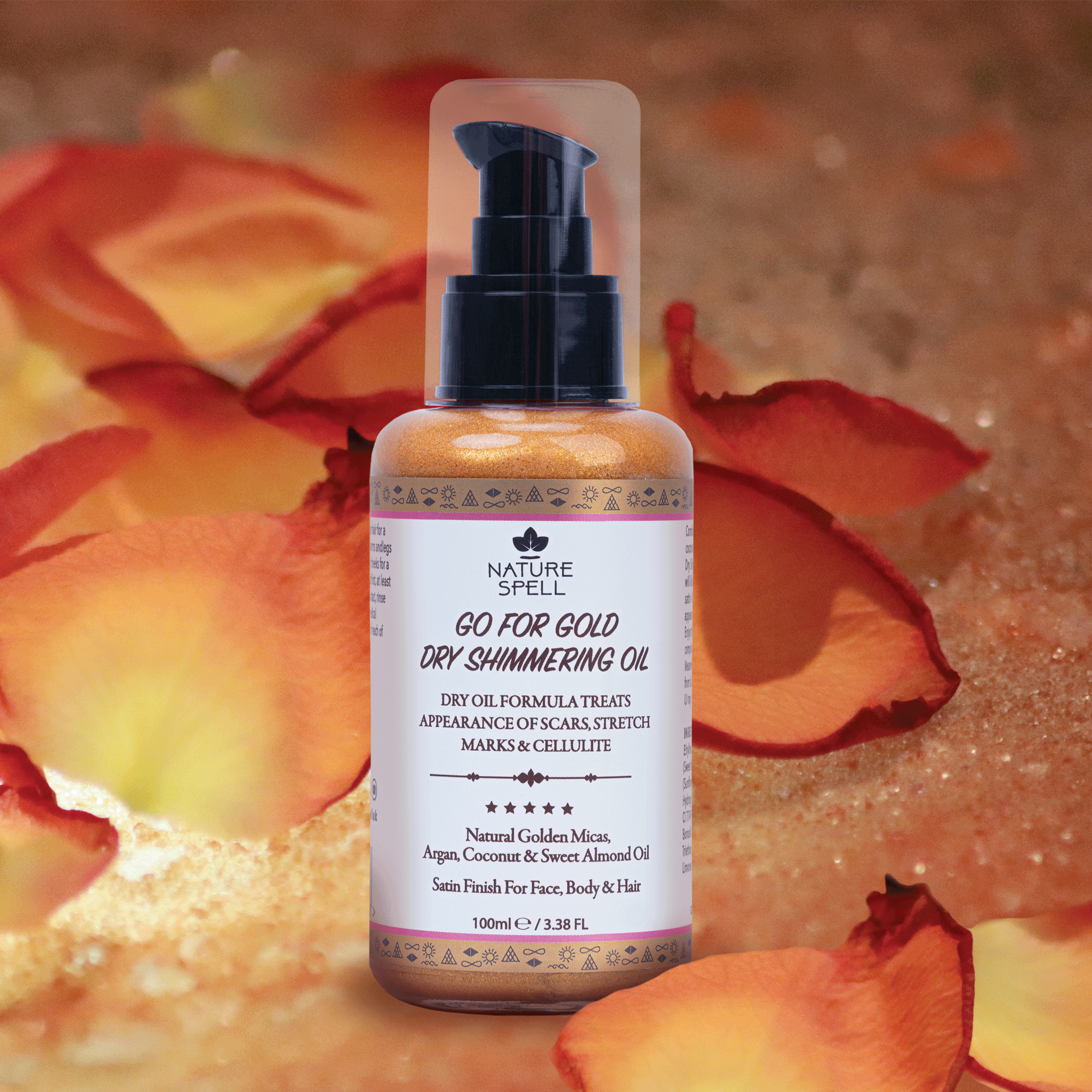 Go for Gold Dry Shimmer Oil