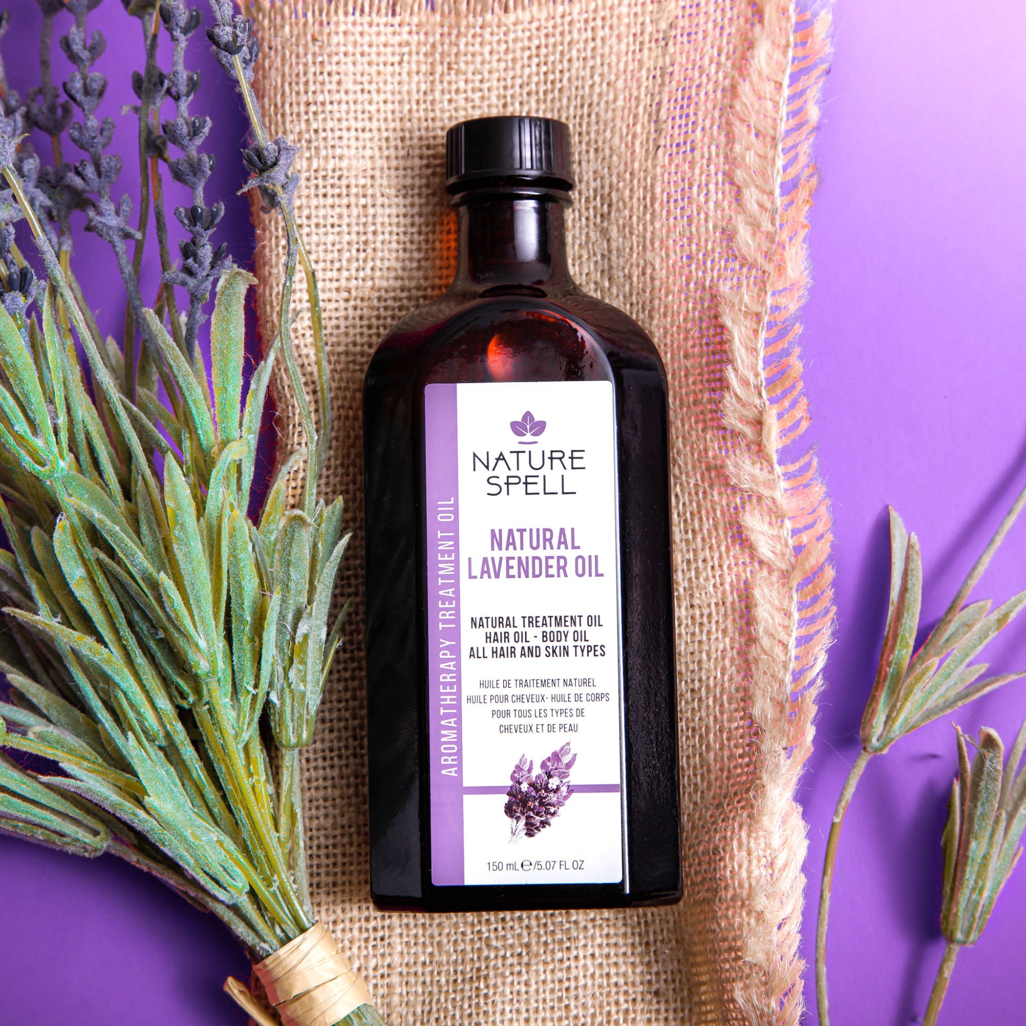 Lavender Oil For Hair & Skin