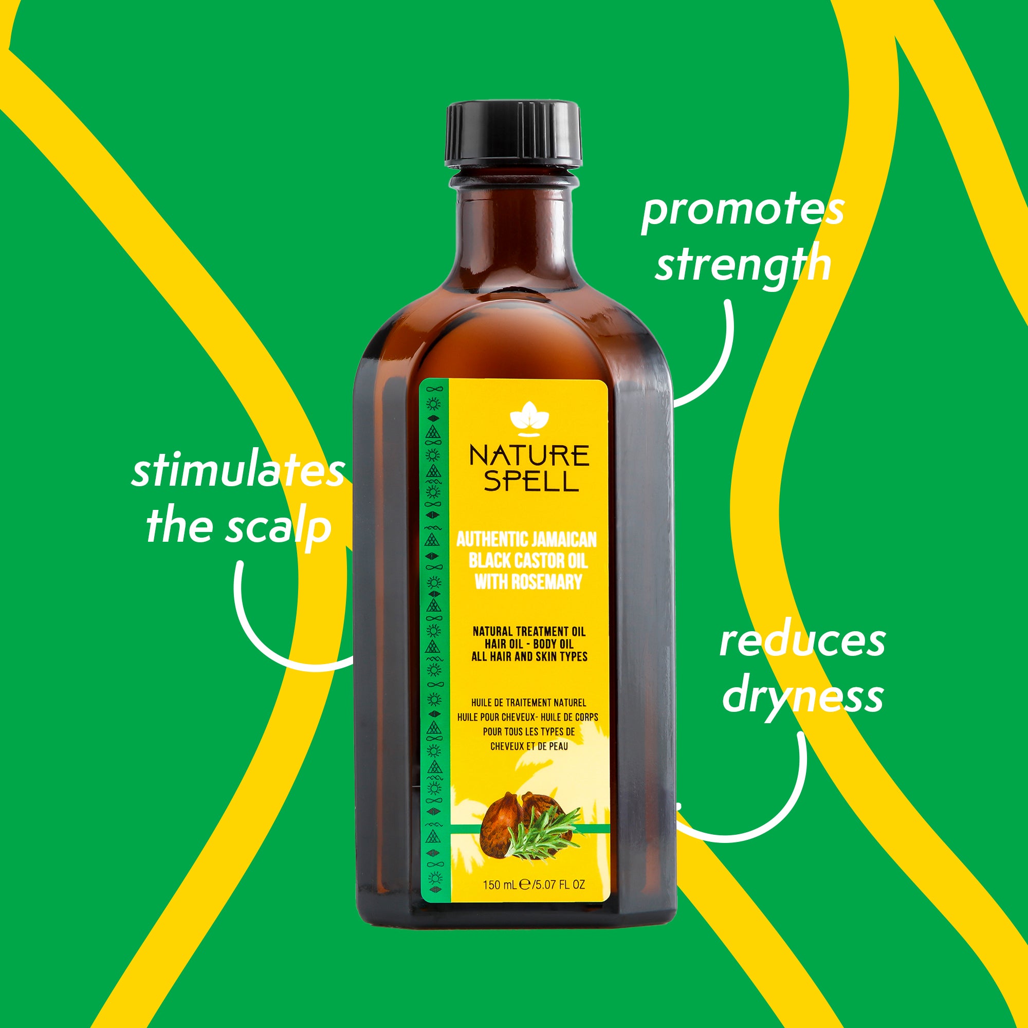Rosemary with Jamaican Black Castor Oil For Hair & Scalp