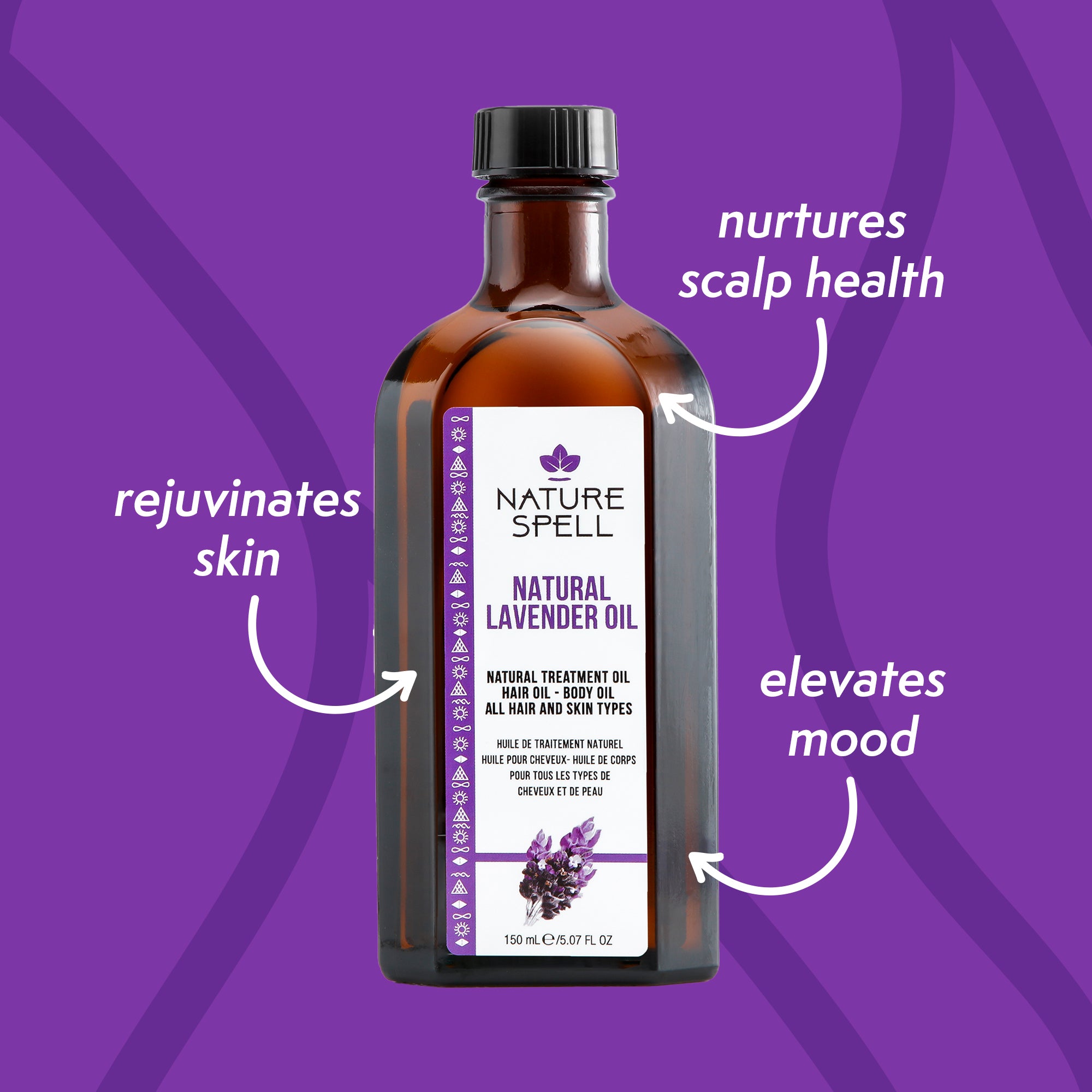 Lavender Oil For Hair & Skin