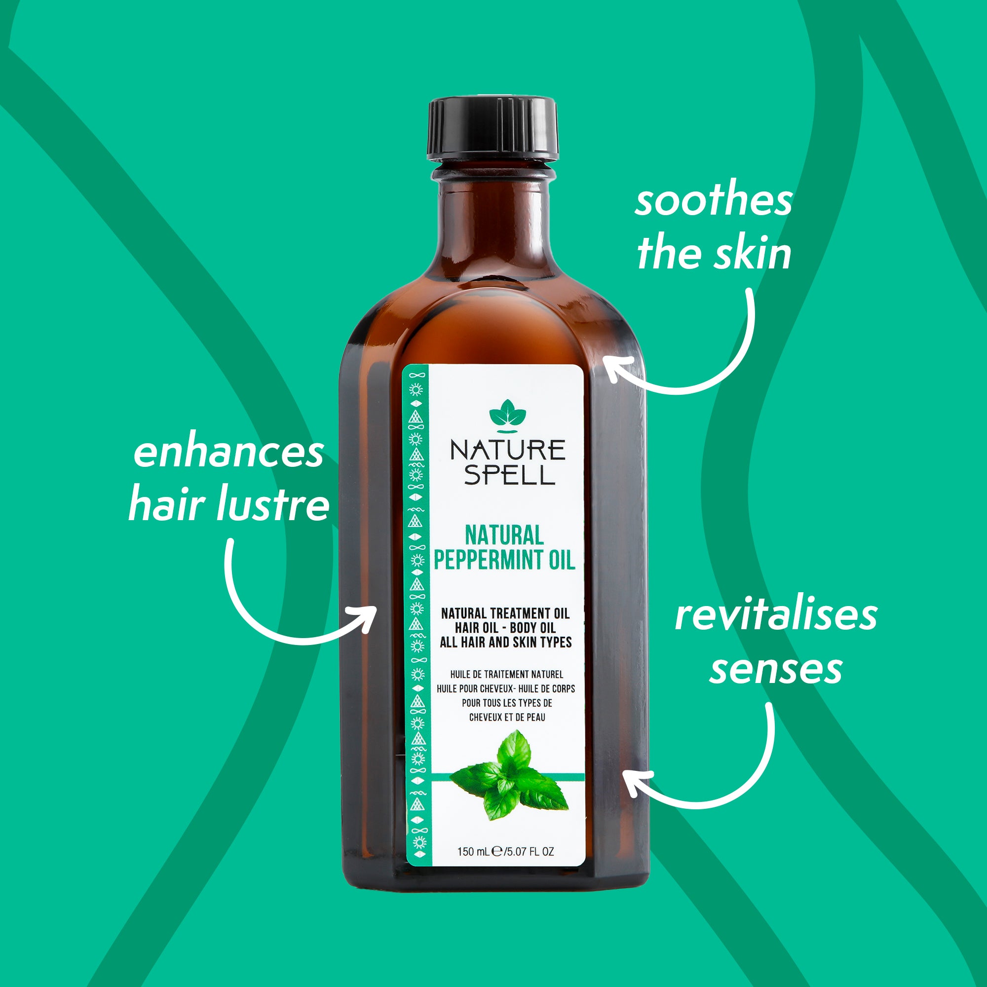 Peppermint Oil For Hair & Scalp