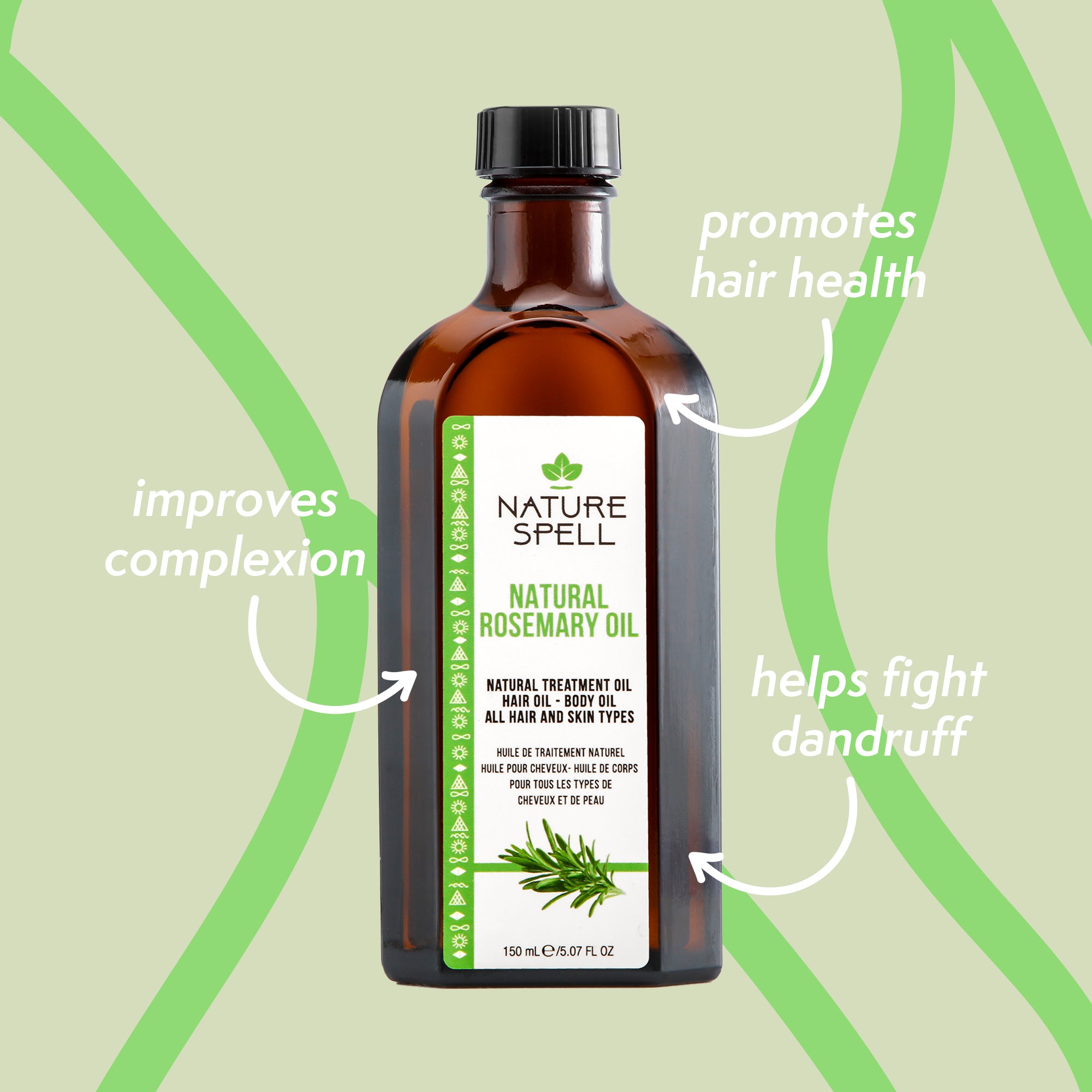 Rosemary Oil For Hair & Skin