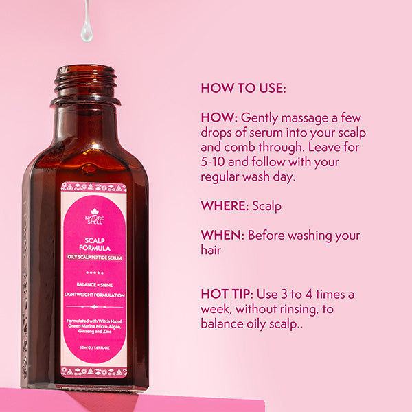 Shine Scalp Serum for Oily Scalp with Ginseng + Witch Hazel