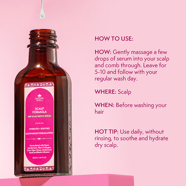 Scalp Soothing Serum for Dry Scalp with Hyaluronic Acid + Plant Collagen