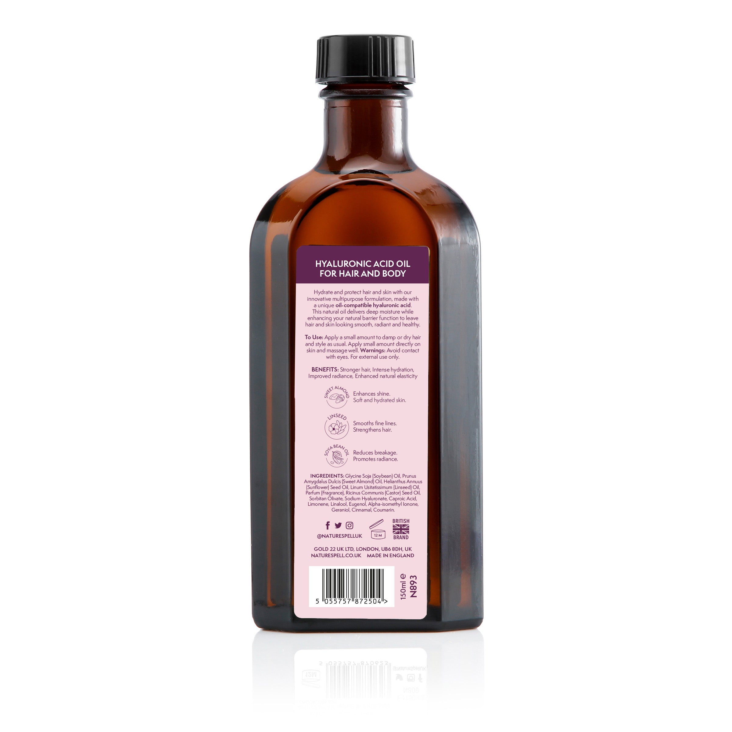 Hyaluronic Acid Oil for Hair