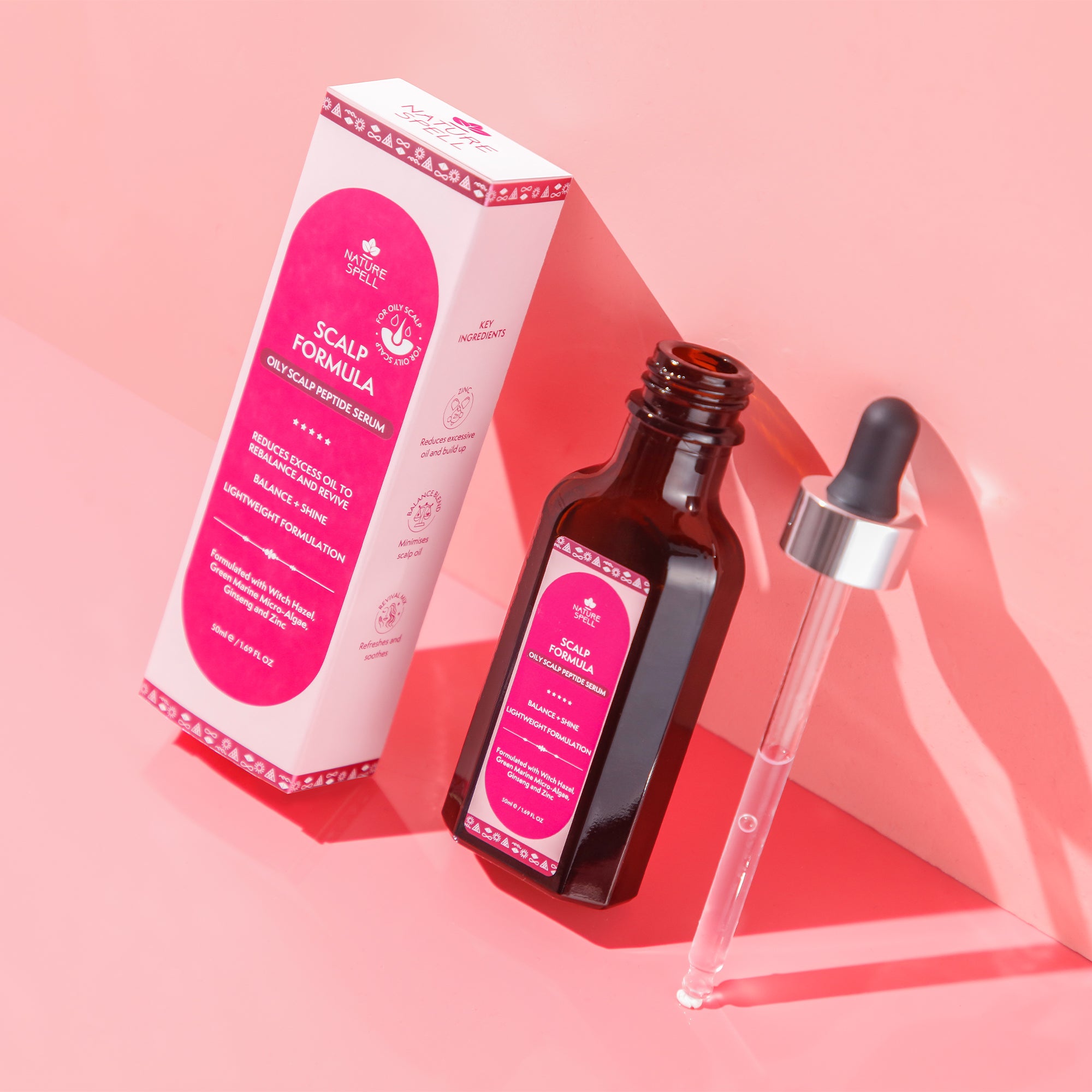 Shine Scalp Serum for Oily Scalp with Ginseng + Witch Hazel