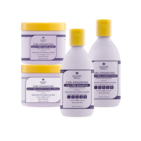 curl enhancing haircare ritual - shampoo, conditioner, hair mask, leave in curl cream