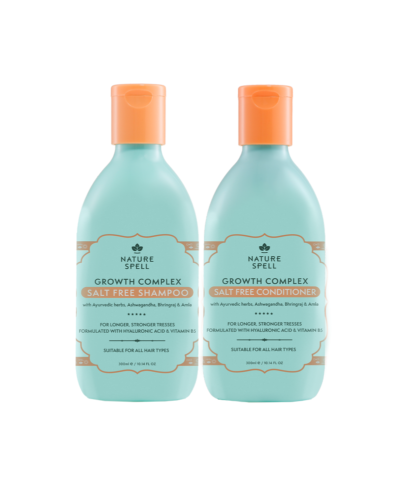 growth complex salt free shampoo & conditioner duo 300ml x2