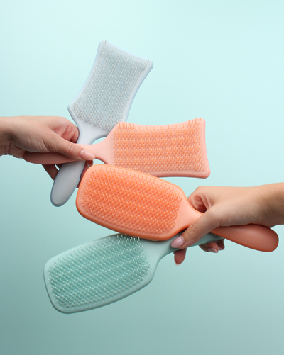 No Knots Detangling Hair Brush - Matt Pink