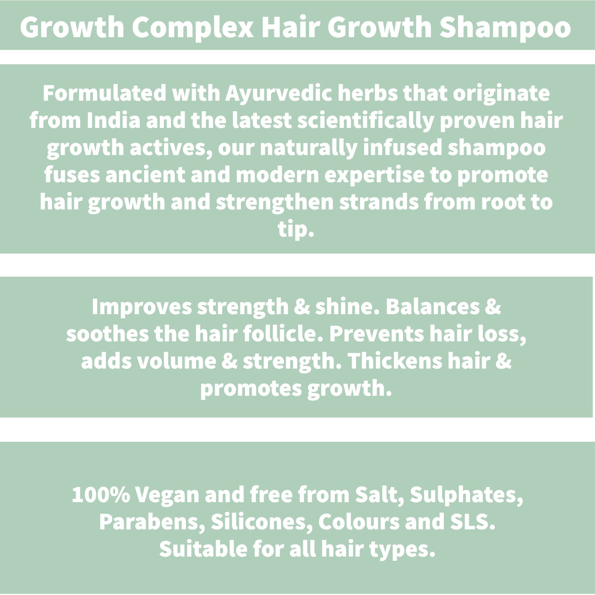 Growth Complex Salt Free Shampoo