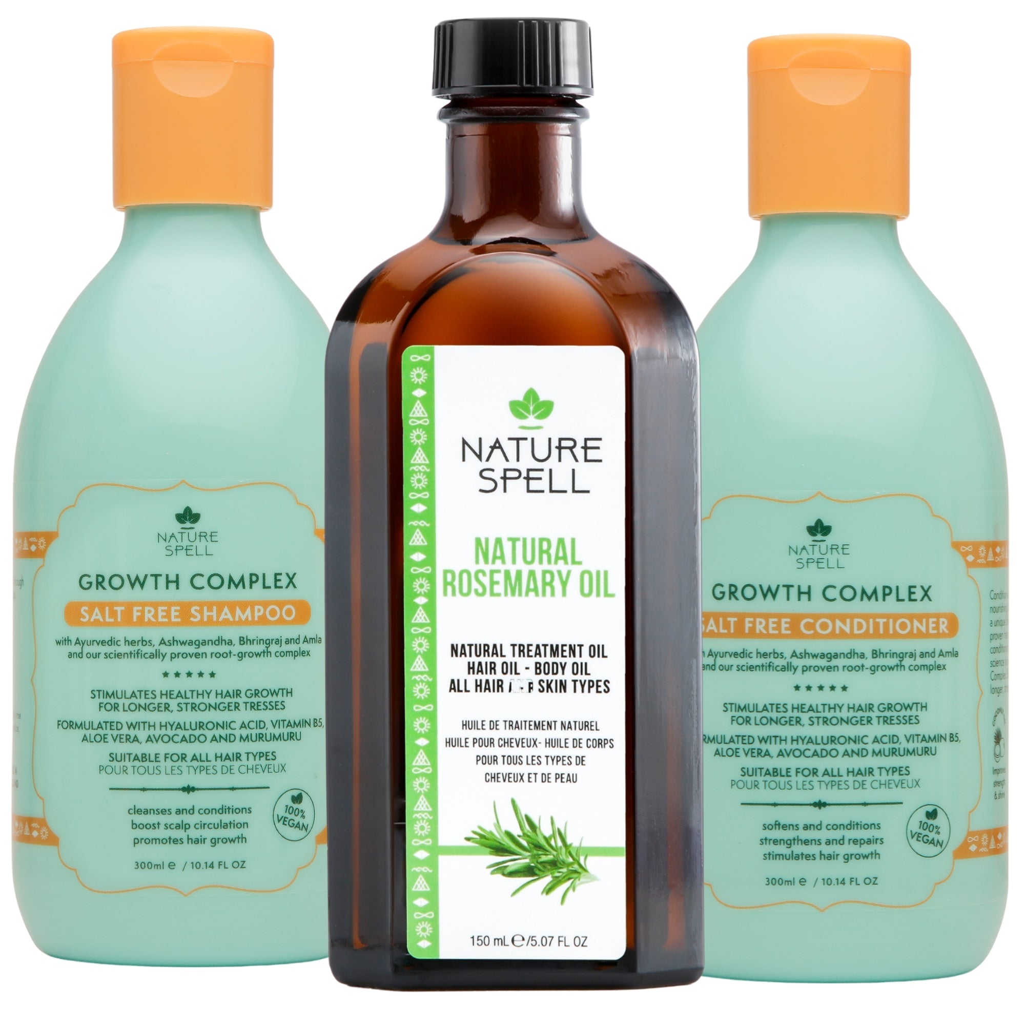 Rosemary Oil with Hair Growth Shampoo & Conditioner Set